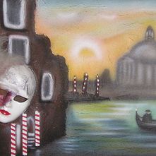 Venice with masks
